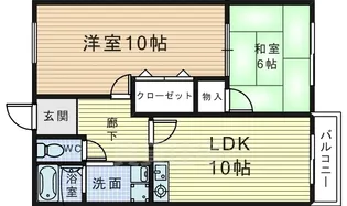 メゾンパークス百舌鳥【3階】の間取り