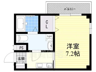 1Kの間取り画像