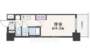 プレサンス上前津プレス【13階】の間取り