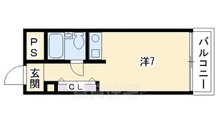 グランデ西京極【2階】の間取り