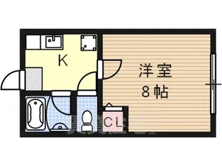 シティハイム エクセル【1階】の間取り