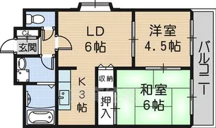 レボンヌ尼崎【2階】の間取り
