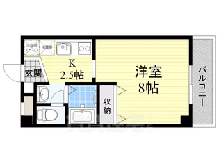 ホーメスト北原T.M【2階】の間取り