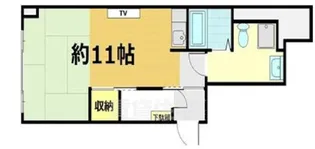 GRAND VALUE 四条烏丸(グランバリュー)【1階】の間取り