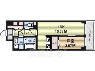 S-FORT北千種【2階】の間取り