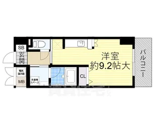 アーバネス淀川【2階】の間取り
