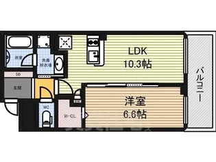 JMFレジデンス名駅南(旧:Dimora名駅南)【8階】の間取り