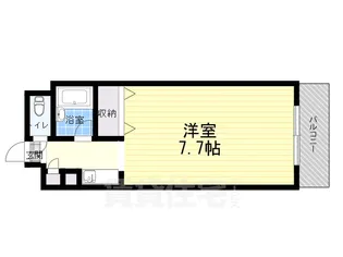 1Kの間取り画像