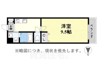 ARTIZA鶴舞【7階】の間取り