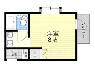 大阪府豊中市服部豊町2丁目【マンション】の間取り