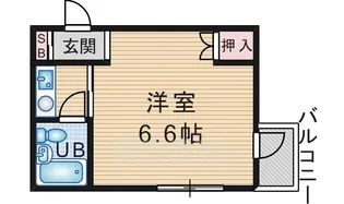 大阪府豊中市服部豊町2丁目【マンション】の間取り