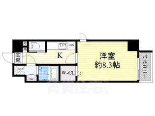 S-FORT堀田通【7階】の間取り