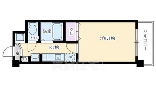 スワンズ京都二条城北【3階】の間取り