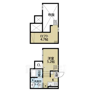 スプリングフォレスト壱番館【1階】の間取り