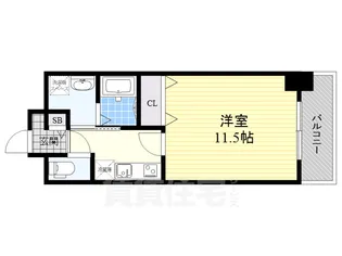 TQレジデンス名古屋錦【3階】の間取り