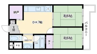 第1くめマンション【3階】の間取り