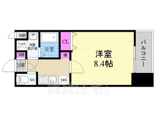 プレサンス京都洛南【4階】の間取り