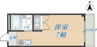 大阪府東大阪市吉松1丁目【マンション】の間取り