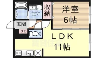 グレースコーポⅢ【3階】の間取り