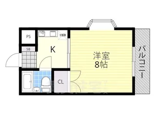 ロイヤルステージ膳所中ノ庄【2階】の間取り