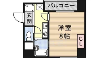 ウェステリア西大須【8階】の間取り