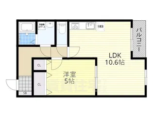 ハートフルM aim【2階】の間取り