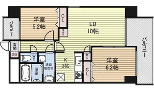 P-SQUARE Shumoku II【4階】の間取り