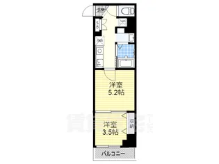 ファーストフィオーレ京都西陣【1階】の間取り