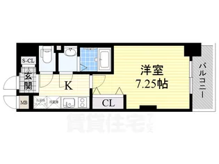大阪府堺市北区中百舌鳥町2丁【マンション】の間取り