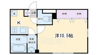 烏丸アネックス【11階】の間取り