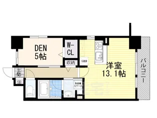 大阪府堺市堺区南安井町6丁【マンション】の間取り