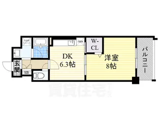 プレスティージュ・アイ【4階】の間取り