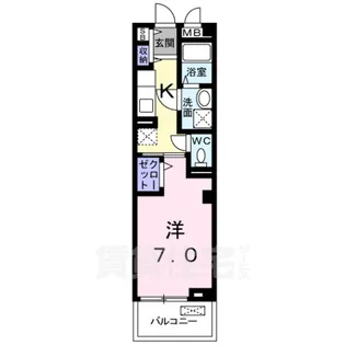 レジデンス・リーキ【1階】の間取り