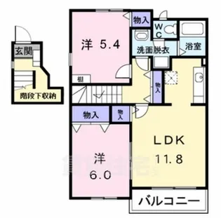 プレシャスコート【6階】の間取り