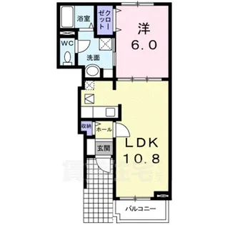 ラシュール コートⅡ【1階】の間取り