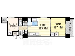 プレサンス丸の内フォート【11階】の間取り