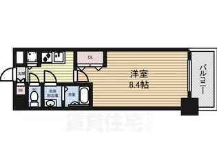 プレサンス鶴舞公園セラヴィ【9階】の間取り