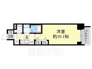 プレサンス丸の内フォート【13階】の間取り