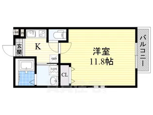 フジパレス長栄寺2番館【2階】の間取り