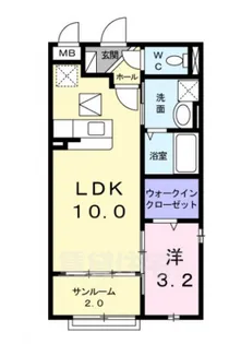 大阪府豊中市利倉西1丁目【マンション】の間取り