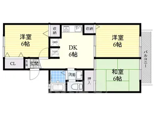 ファミールS【1階】の間取り