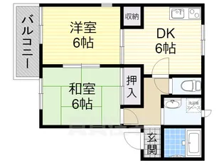 シェーンバッハ八木【2階】の間取り