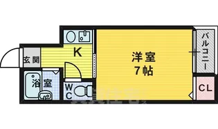 大阪府堺市北区中百舌鳥町5丁【マンション】の間取り