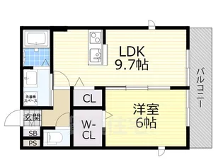 ヴィラ・グレイス C【1階】の間取り