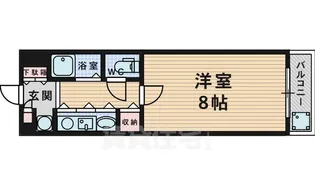 エレガンス森本【3階】の間取り