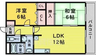 大阪府堺市堺区鉄砲町【マンション】の間取り
