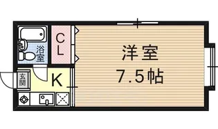 ヴィラヤマモト【2階】の間取り