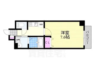 ファーストフィオーレ大阪ウエスト【6階】の間取り