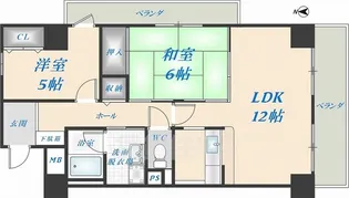 サンコーポラス小阪【5階】の間取り