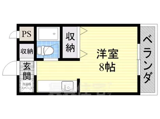 ビクトワール八木【2階】の間取り